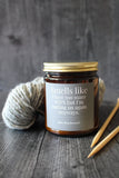 4 ounce Knitter Candles