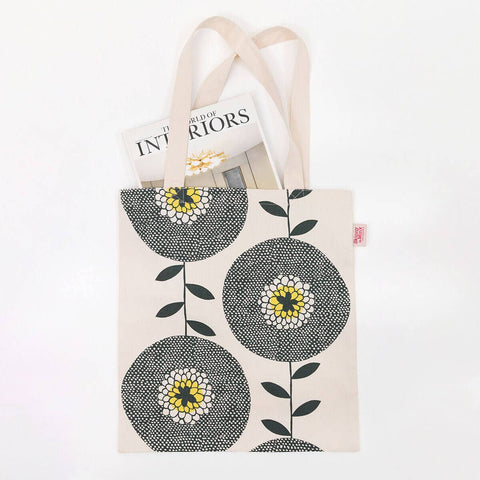 Skinny laMinx Tote - Flower Fields Penny Black