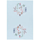 Set of Two Alpine Adventure Tea Towels