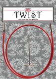 Chiaogoo TWIST Red Lace Small Needle Cables
