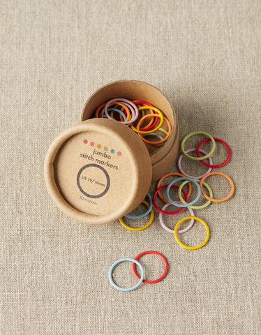 Cocoknits Jumbo Colored Ring Stitch Markers