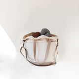 Twig & Horn Canvas Crossbody Project Tote