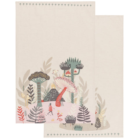 Set of Two Tea Towels - Far and Away