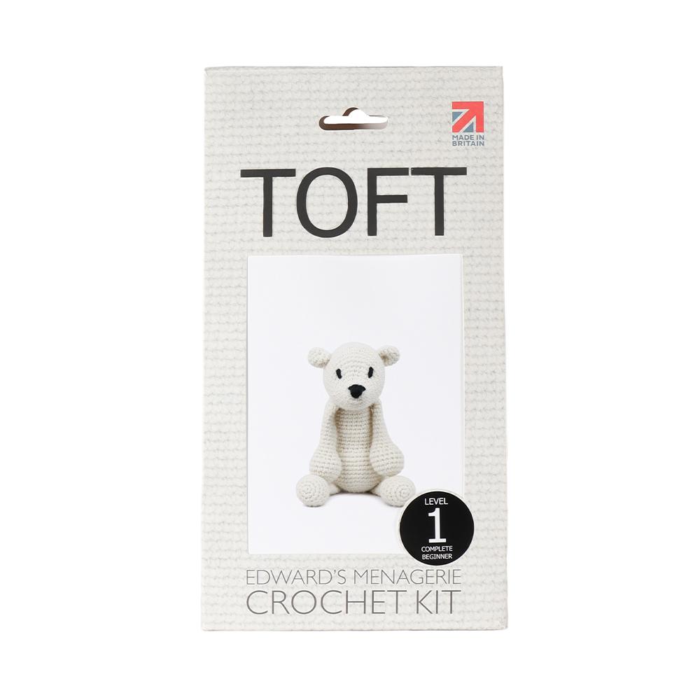 Toft Edward's Menagerie Crochet Kit - Piotr The Polar Bear – Maker