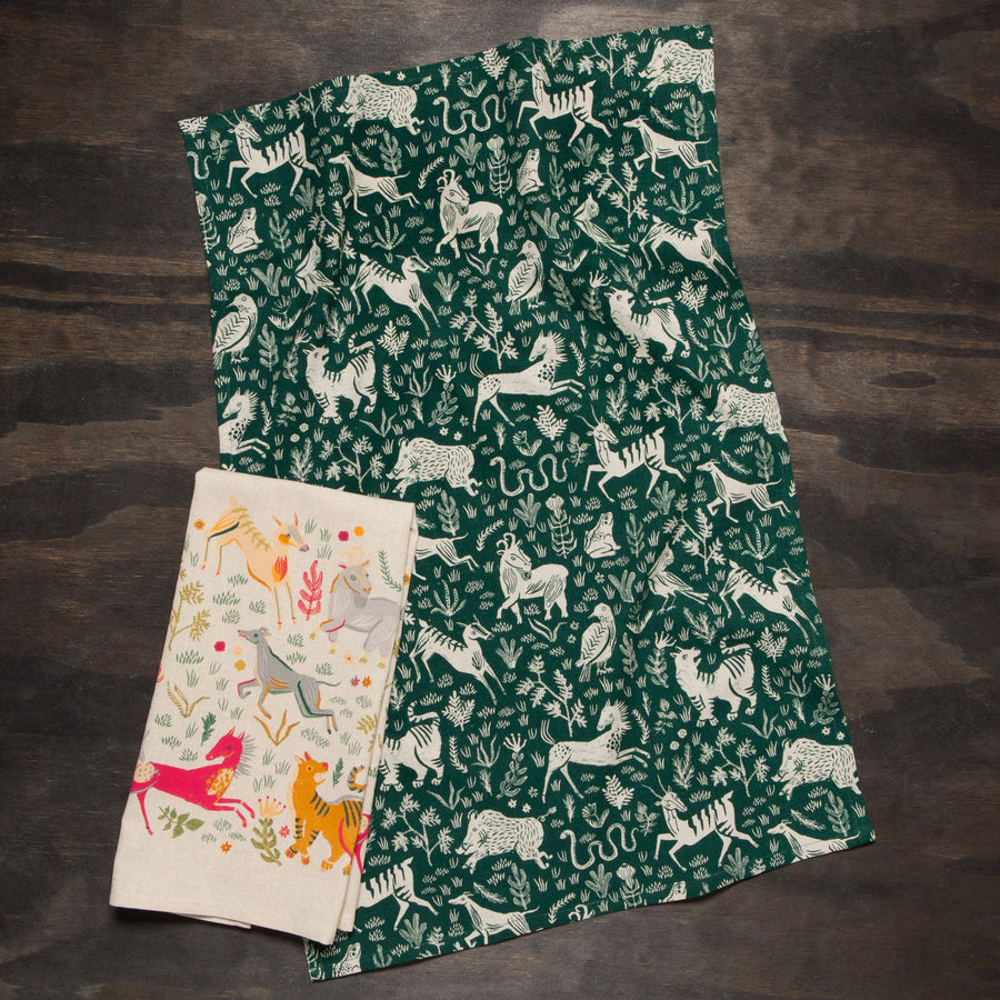 Set of Two Tea Towels - Boundless