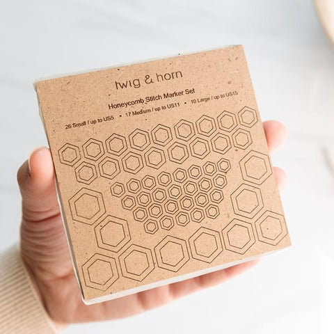 Honeycomb Stitch Markers set