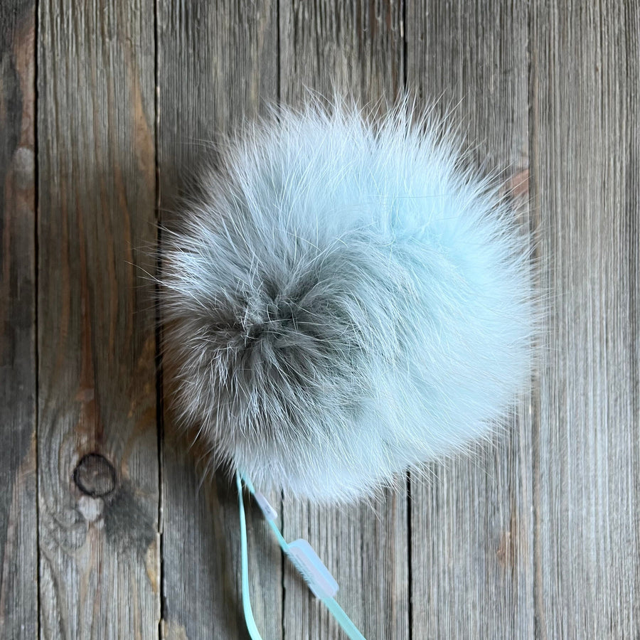 Schildkraut Fur Pom Pom w/ Satin Tie