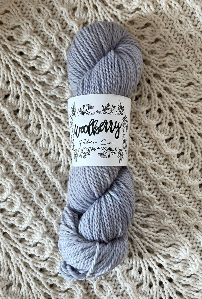 Woolberry Woolberry Fibers - Berry Rambouillet Worsted – Maker+Stitch