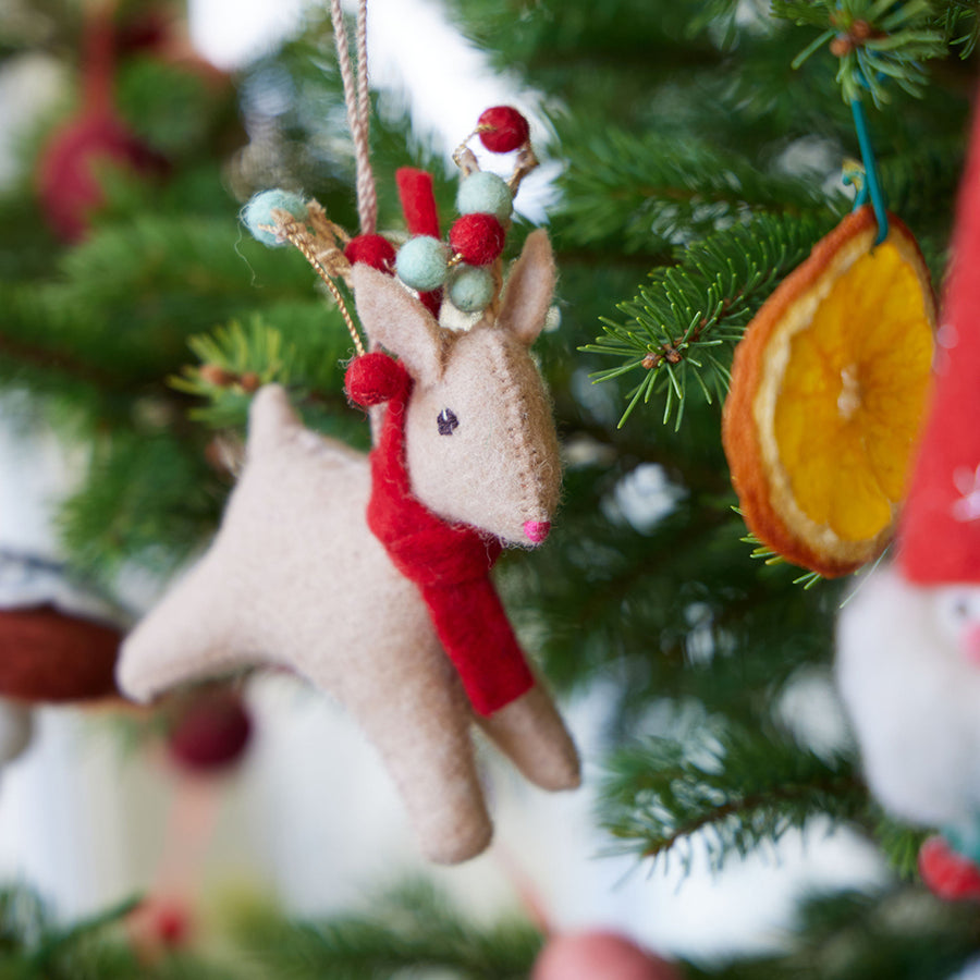 Garland Fawn Holiday Ornament