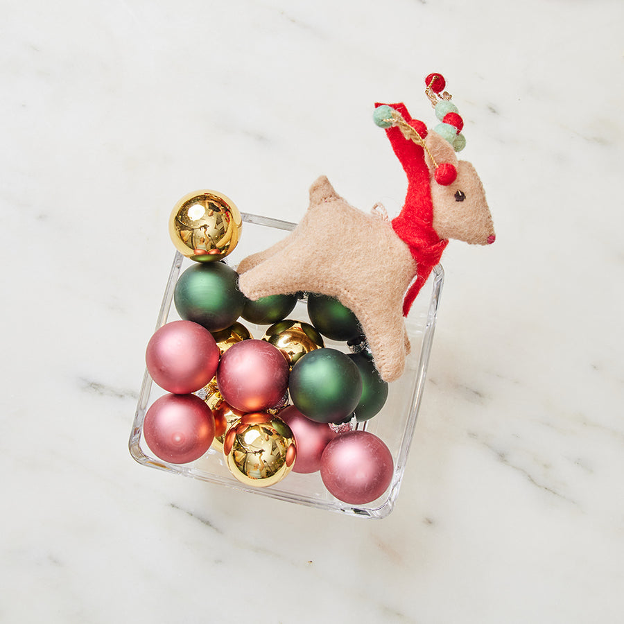 Garland Fawn Holiday Ornament