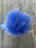 Perfect Pom Fur Pom Pom w/ Satin Tie