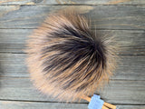 Perfect Pom Fur Pom Pom w/ Satin Tie