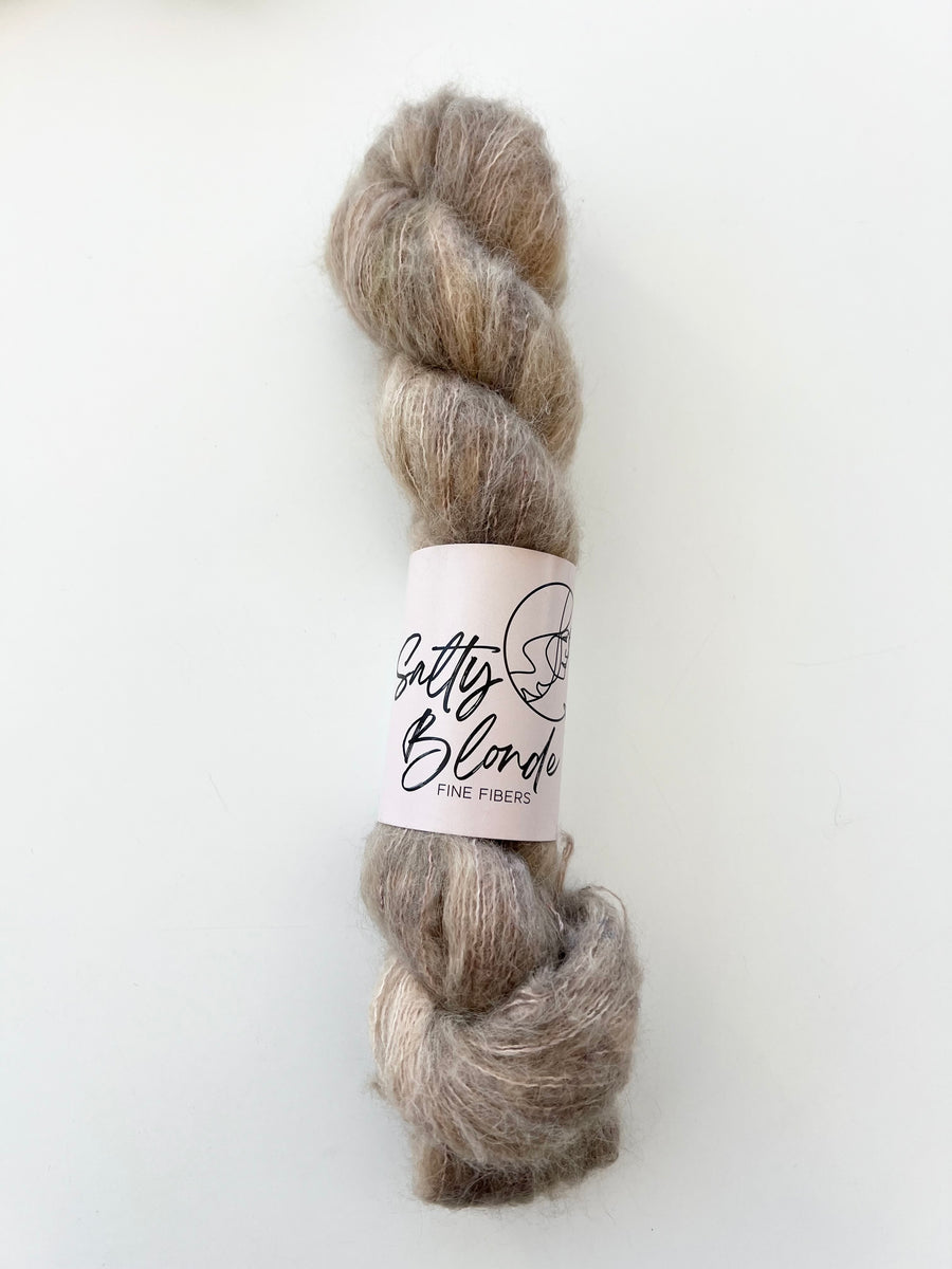 Salty Blonde Fiber Suri Silk