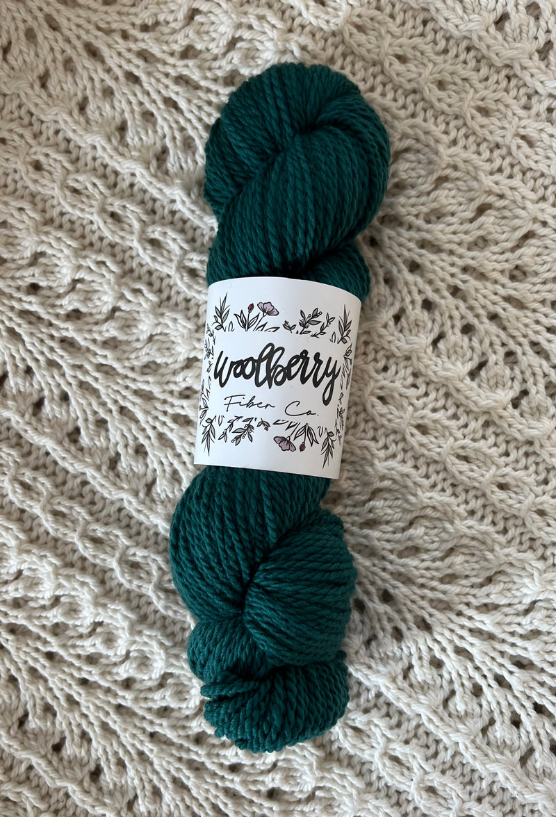 Woolberry Woolberry Fibers - Berry Rambouillet Worsted – Maker+Stitch