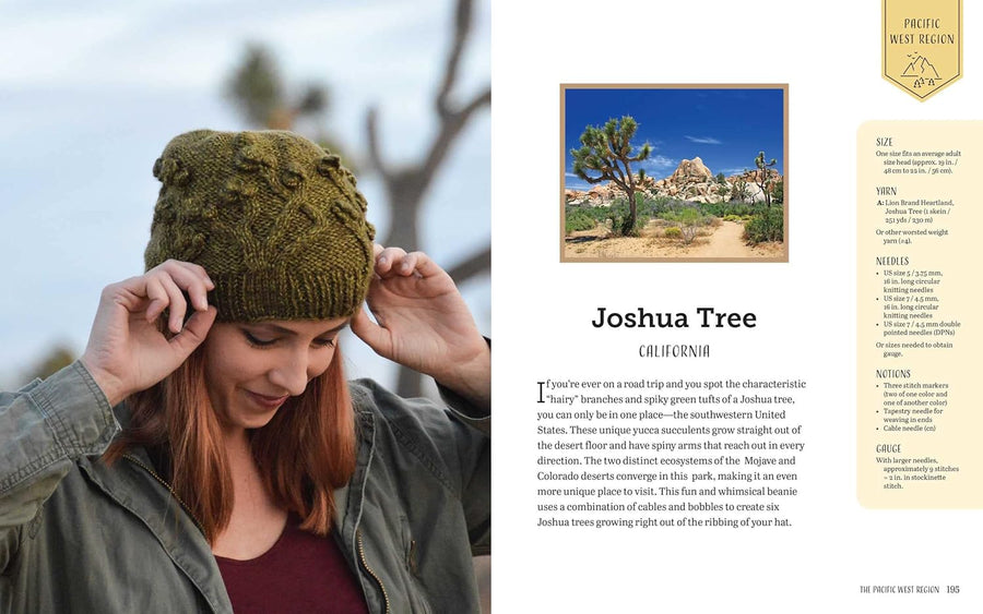 Knitting the National Parks: 63 Easy-to-Follow Designs for Beautiful Beanies Inspired by the US National Parks (Knitting Books and Patterns; Knitting Beanies)