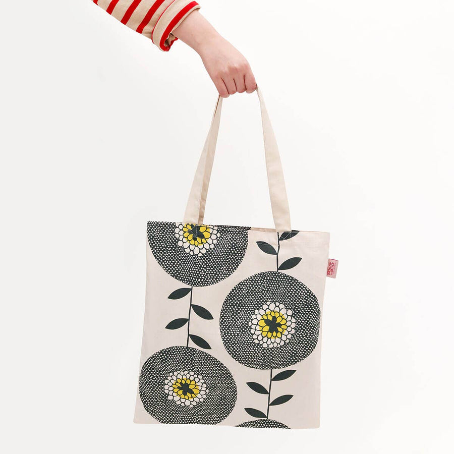 Skinny laMinx Tote - Flower Fields Penny Black