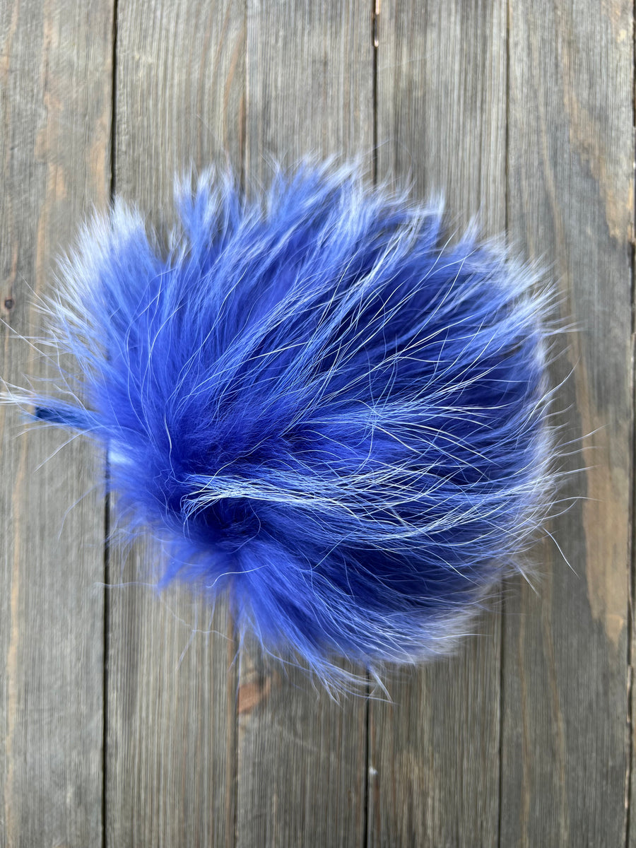 Perfect Pom Fur Pom Pom w/ Satin Tie