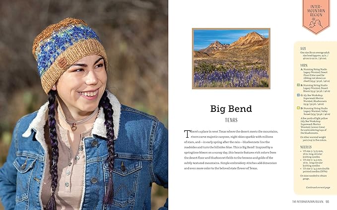Knitting the National Parks: 63 Easy-to-Follow Designs for Beautiful Beanies Inspired by the US National Parks (Knitting Books and Patterns; Knitting Beanies)