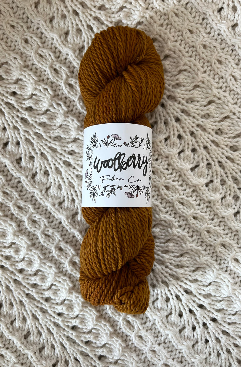 Woolberry Woolberry Fibers - Berry Rambouillet Worsted – Maker+Stitch