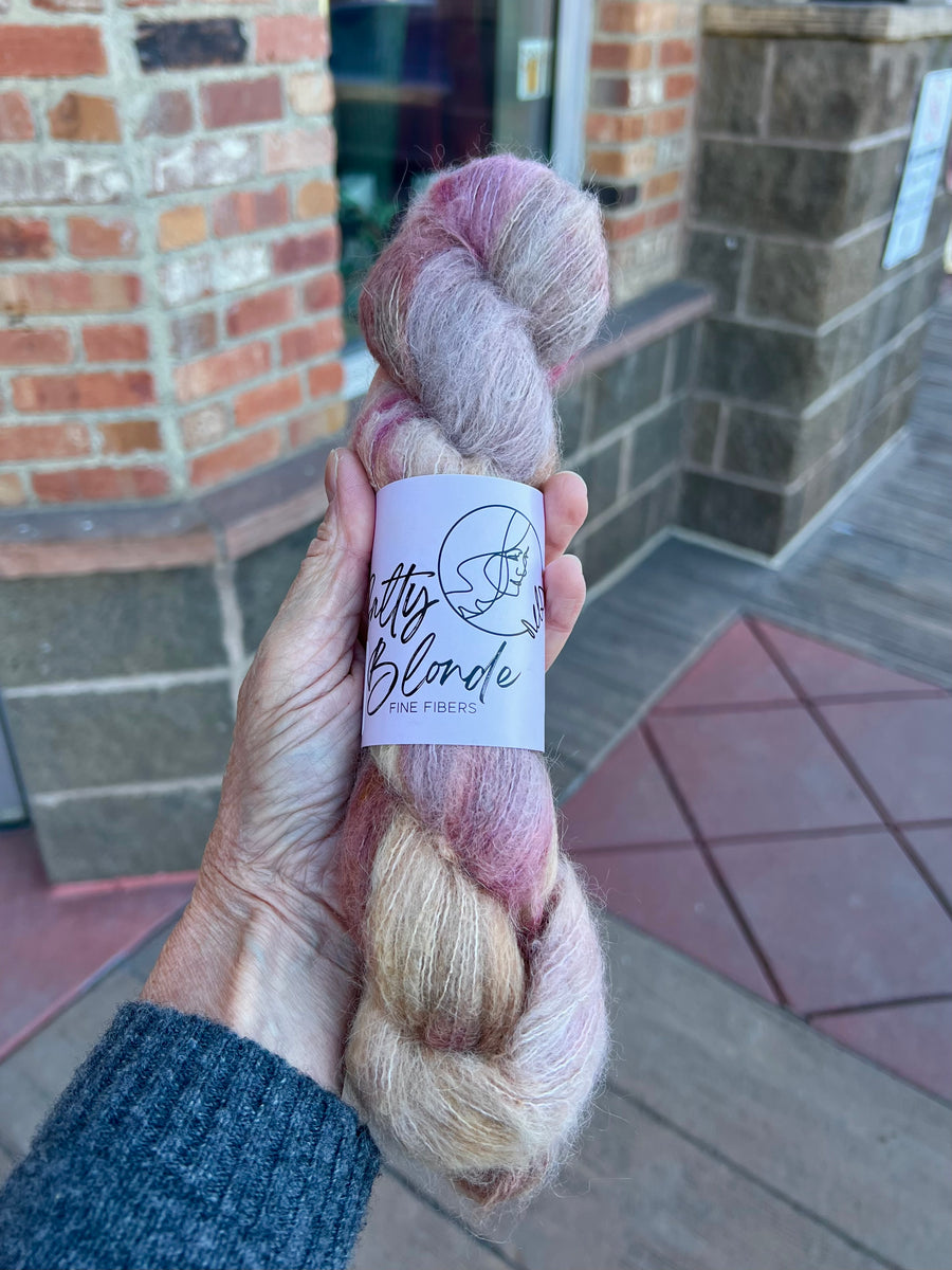 Salty Blonde Fiber Suri Silk