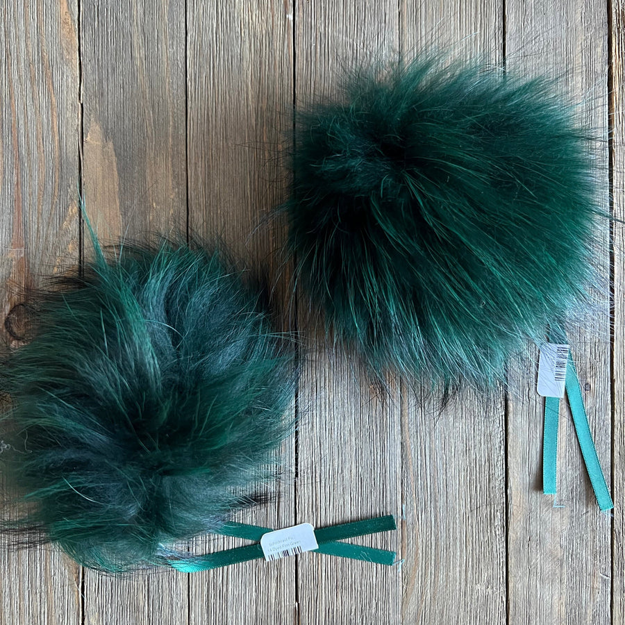 Schildkraut Fur Pom Pom w/ Satin Tie