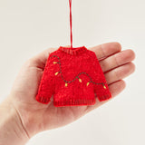 Christmas Lights Sweater Holiday Ornament