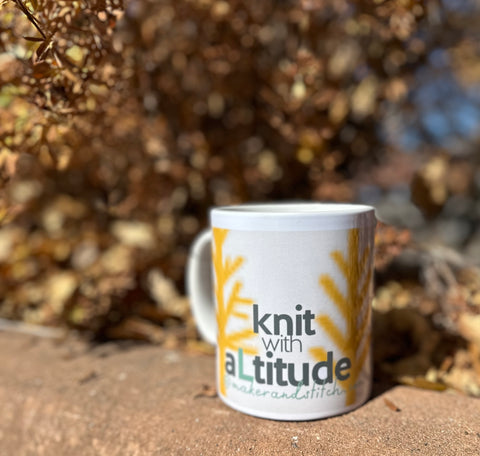 Knit with Altitude 20 Ounce Mug