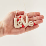 Love Hearts Holiday Ornament