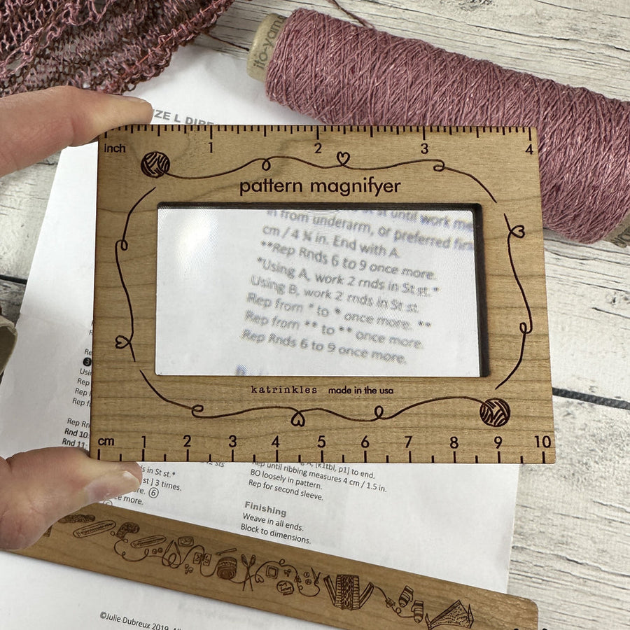 Katrinkles Maker+Stitch Logo Pattern Magnifier