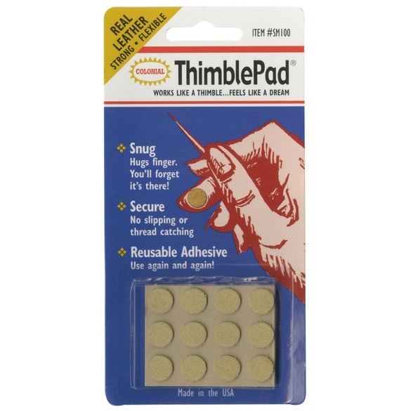 Leather Thimble Pads