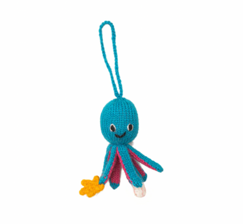 Octopus Holiday Ornament