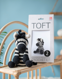 Toft Edward's Menagerie Crochet Kit - Alice the Zebra