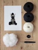 Toft Edward's Menagerie Crochet Kit - Alice the Zebra