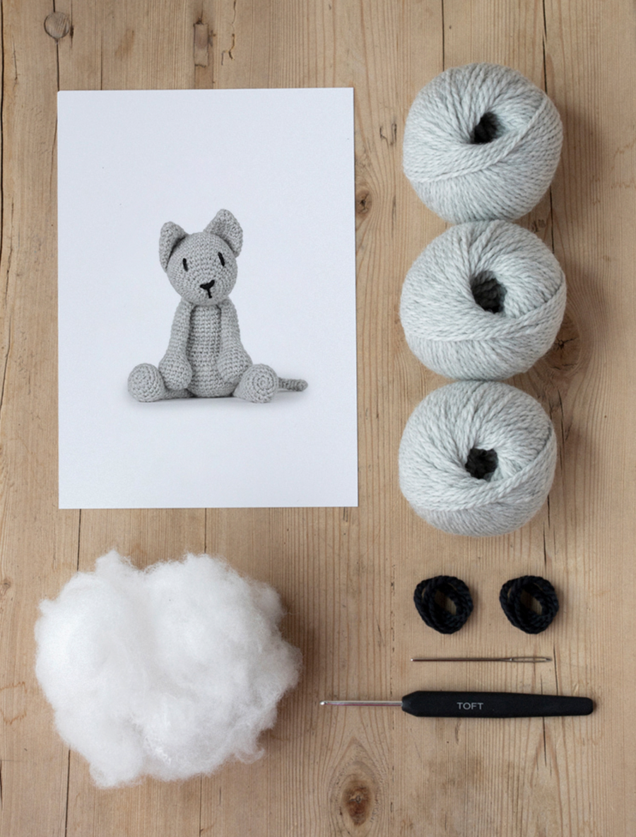 Toft Edward's Menagerie Crochet Kit - Alexandre the Cat