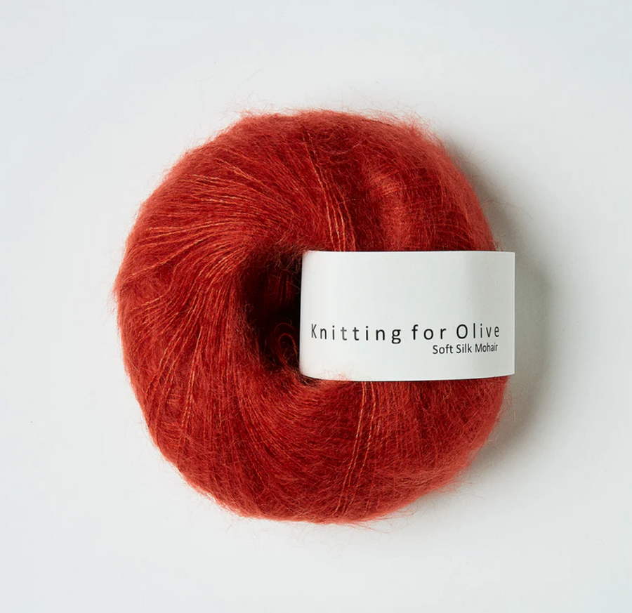 Knitting for Olive Soft Silk Mohair