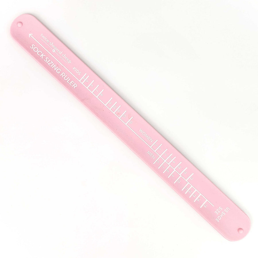 Sock Sizing Ruler
