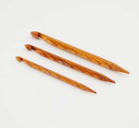 Set of 3 Bamboo Knitting Repair Hooks
