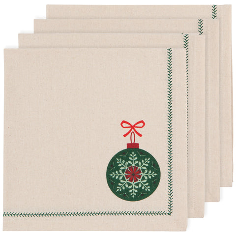 Good Tidings Cocktail Napkins -Set of 4