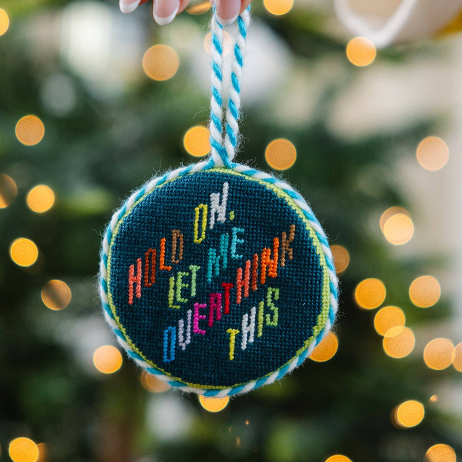 Needlepoint Ornament - Overthink