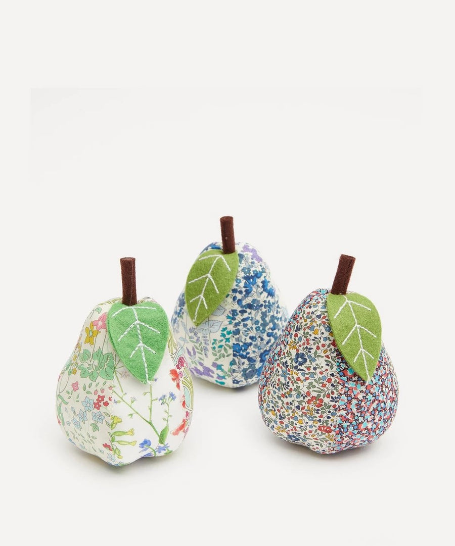 Liberty Patchwork Fruit Pincushions