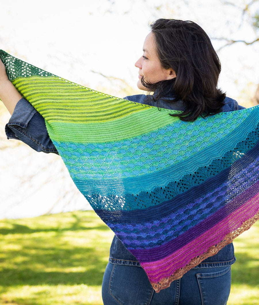 Sweet Georgia Symphony Shawl Kit