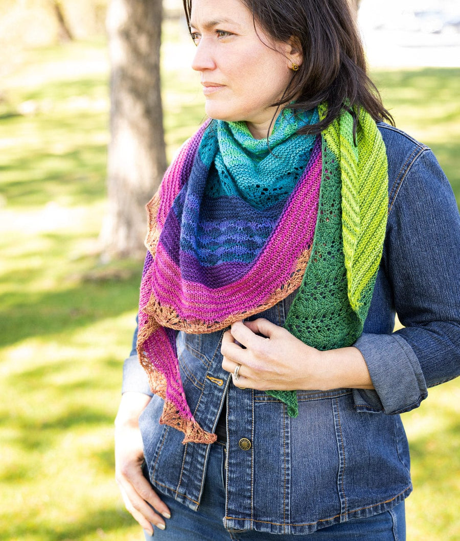 Sweet Georgia Symphony Shawl Kit