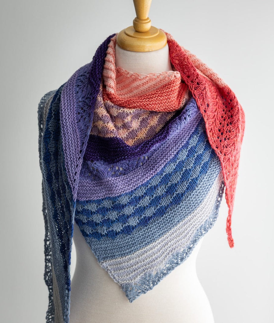 Sweet Georgia Symphony Shawl Kit