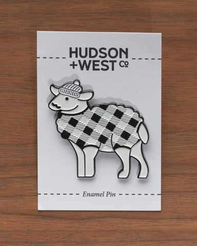 Hipster Sheep Pin - Hudson + West Co