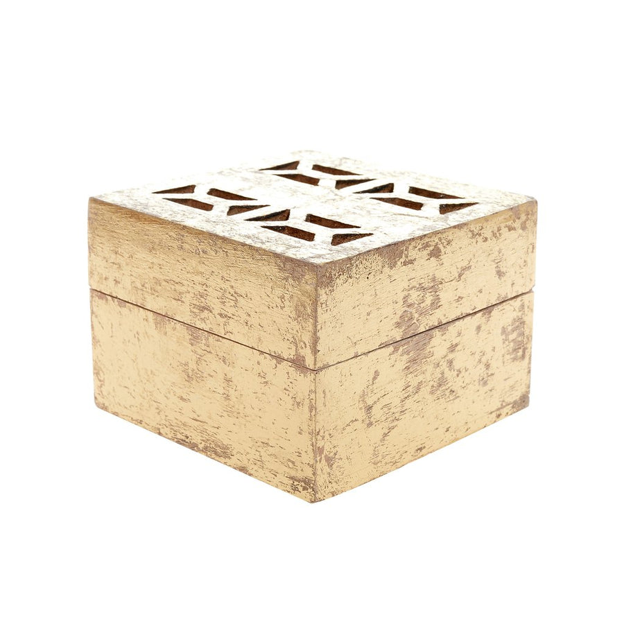 Gold Mango Wood Box