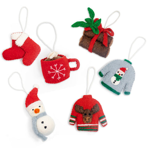 Cozy Winter Holiday Ornaments