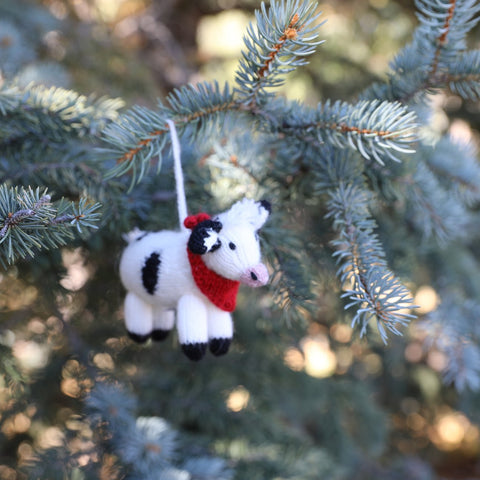 Cow Holiday Ornament
