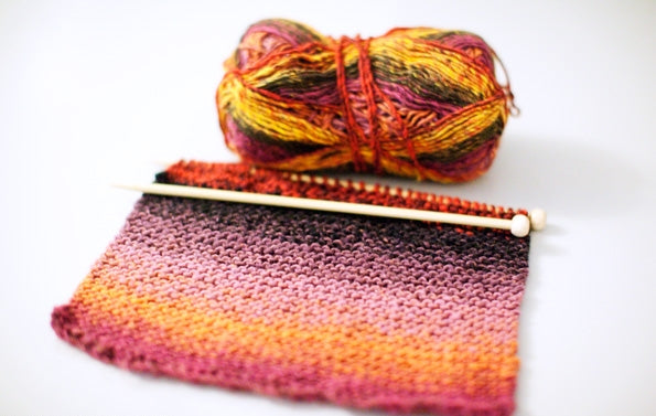 Adult Beginner Knitting  - Learn to Knit a Summer Scarf