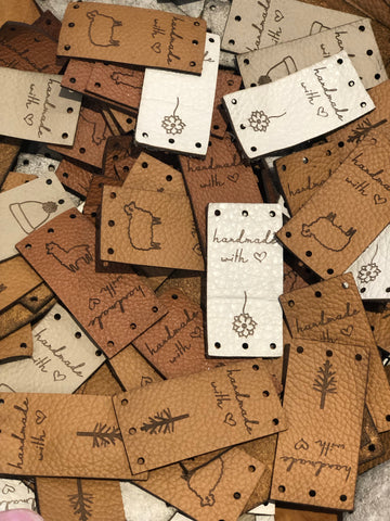 Icon Leather Tags