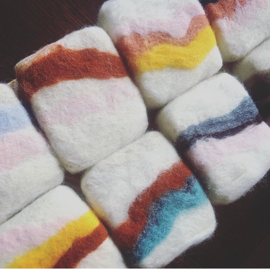 Felties Felted Soaps by Rise Body Care